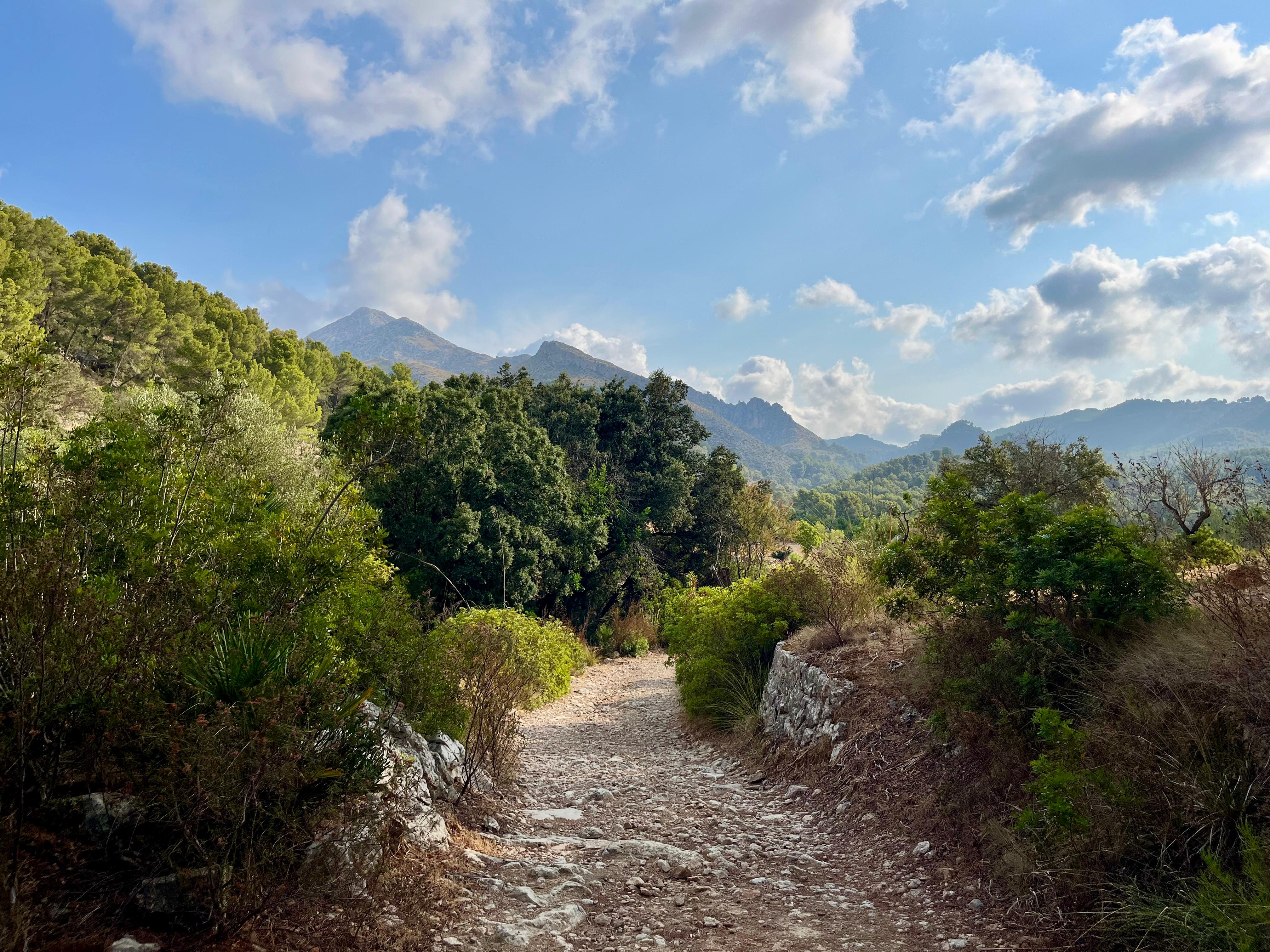 Hiking trail in Mallorca